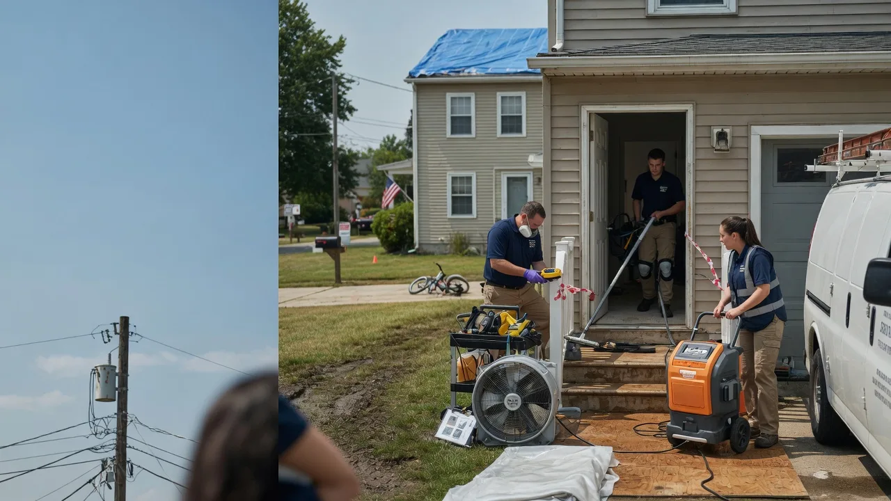 Water Damage Repair in Bunch, OK near me
